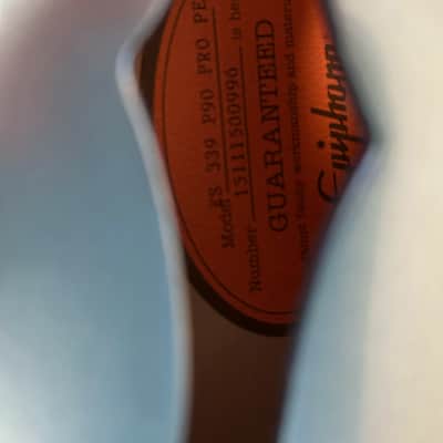 Epiphone ES-339 P90 Pro 2014 - 2019 - Pelham Blue image 5