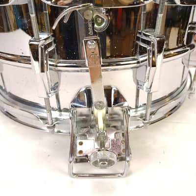 *Ludwig 70s 6.5x14" Super-Sensitive #411 Snare Drum Blue/Olive Badge USA Chrome* image 7