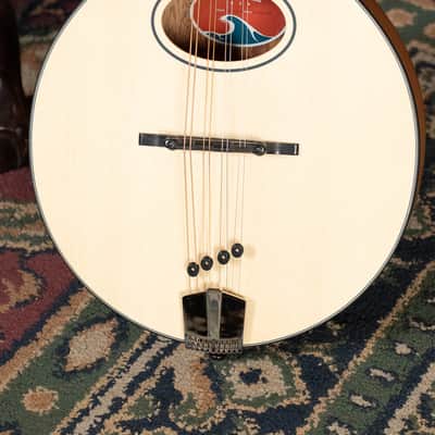 Eastman PCH-M104-NAT Solid Spruce/Laminated Mahogany Natural Flattop A-Style Mandolin #1339 image 2