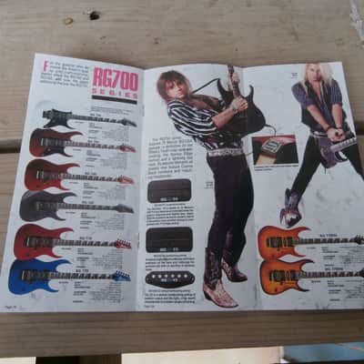 Vintage 1990 Ibanez Guitar and Bass Catalog! JEM, EX, Artist, JS Series! Rare, Original Case Candy! image 9