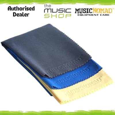 Music Nomad Super Soft Microfiber Suede Instrument Polish Cloths, 3 Pack - MN203 image 1