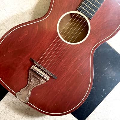 50's "Telleno" Parlor Guitar (Good Player!) by United Guitar Corporation Stella Kay Harmony image 2