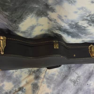 Vintage 1973 Gibson ES335 330 345 Black RED Plush Hard Shell Electric Guitar Case #3 image 10