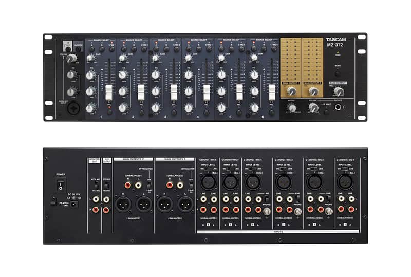 TASCAM MZ-372 2020's - BLACK image 1