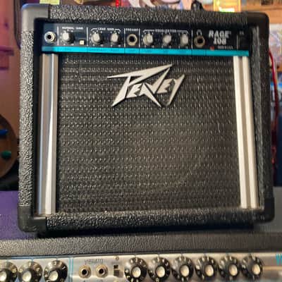 Peavey Rage 108 Teal Stripe 80s DECADE Rocker! 1980s - Black image 2