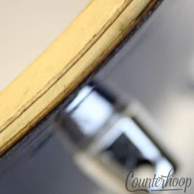 Slingerland 20x18"Blue Sparkle 3Ply Mahogany Floor Tom Vintage 50s Bass Drum USA image 10
