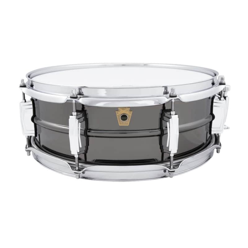 Ludwig LB414 Black Beauty 5x14" 8-Lug Brass Snare Drum image 1