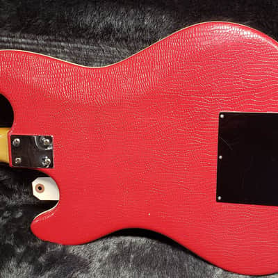 Hofner 175 Galaxie 1963 Red Vinyl Electric Guitar image 7