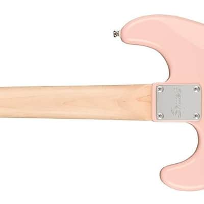 Squier Mini Stratocaster Electric Guitar, Shell Pink, Laurel Fingerboard image 2
