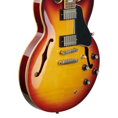 Epiphone ES335 Figured Top Guitar Raspberry Tea Burst image 9