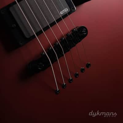 ESP E-II M-I Deep Candy Apple Red Satin image 12