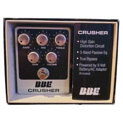 BBE Crusher 2000s - Black and White Pedal image 2