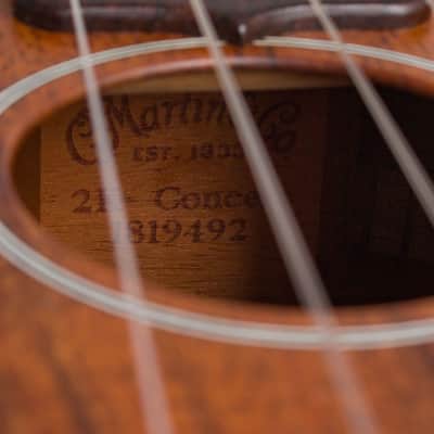 C. F. Martin  Style 2-K Concert Ukulele (2014), ser. #1819492, two-tone fabric hard shell case. image 14