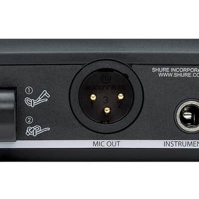 Shure BLX4 Single Channel Receiver - for use with BLX Wireless Systems, Transmitter Sold Separately | H11 Band (BLX4=-H11) image 2