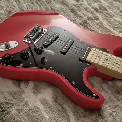 Glarry Stratocaster ST Electric Guitar - Candy Apple Red - Maple Fretboard - Single Coils image 5
