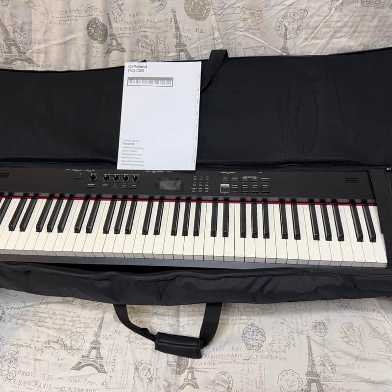 Roland RD-08 88-Key Digital Stage Piano 2024 - Present - Black image 1