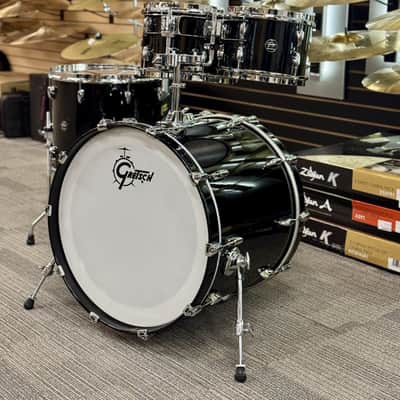 GRETSCH RN2-E8246-PB RENOWN 4 PIECE SHELL PACK 22B-10-12-16F PIANO BLACK - FLOOR MODEL image 3