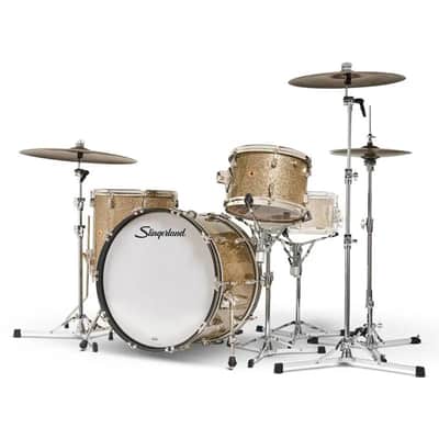 Slingerland Radio King 3pc Drum Set 22/13/16 Gold Glass image 2