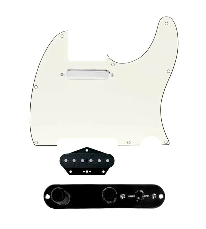 920D Custom Texas Vintage 4 Way Reversed Knobs Loaded Pickguard Parchment / Black for Tele Guitars image 1