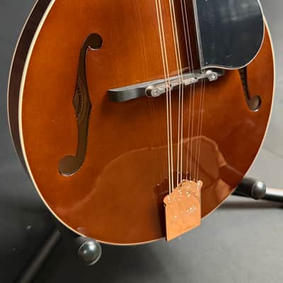 Kentucky KM-256 Artist Deluxe A-Style Mandolin Transparent Brown w/ Gig Bag image 3