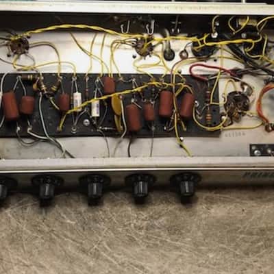 1969 Fender Princeton 12-Watt 1x10" Guitar Amp - 1969 - Silverface image 17