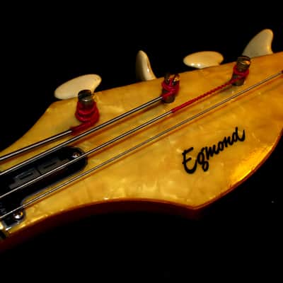 Egmond BEG 2-V 1967 Blue Vinyl.  Retro Cool Bass. A true vintage piece. RARE. image 25