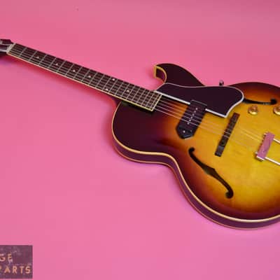 Vintage 1958 Gibson ES-225T - Original Sunburst Finish - Killer Burst Era Player - Great woods image 2