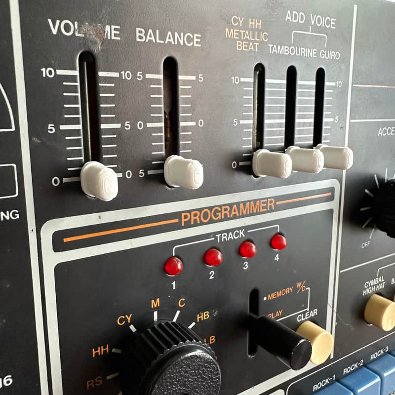 NEW 3D PRINTED Roland CR-78 Slider Fader Caps - Set of 5 - Also Fits SVC SVP SIP SEQ image 1