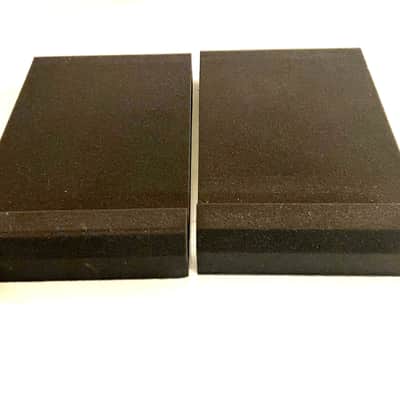Anpro 2 Pieces Studio Monitor Acoustic Isolation Pads, Stabilizer Speaker base black image 4
