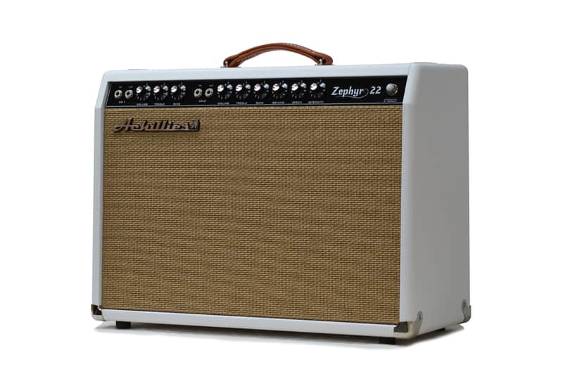 Achillies White Zephyr 22 1x12 Hand Wired Amp Reverb Vibrato AB763 image 1