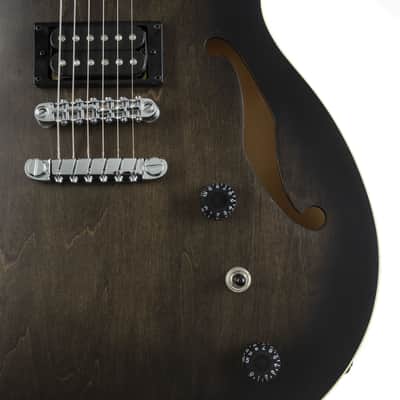 Ibanez Artcore AS53-TKF Transparent Black Flat - Semi Acoustic Guitar image 8
