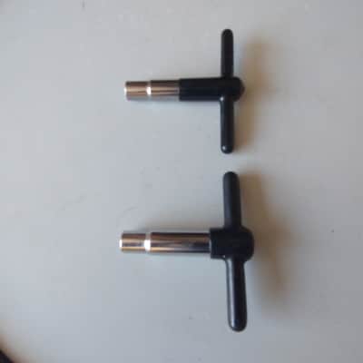 Unknown (2) large T handle drum tuning keys, DW? Excellent image 4