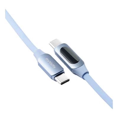myVolts Step Up USB-C Power Delivery Cable (Sky Blue) image 2