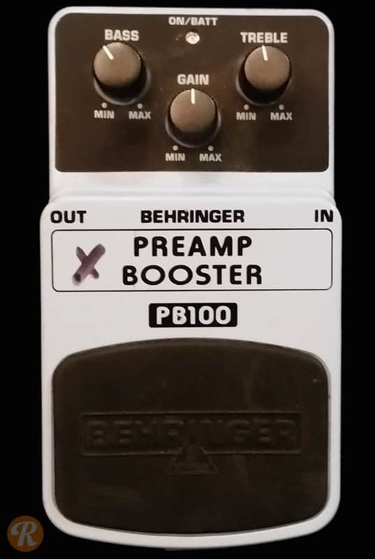 【中古】BEHRINGER PREAMP/BOOSTER PB100 Behringer PB100 Preamp Booster | Reverb