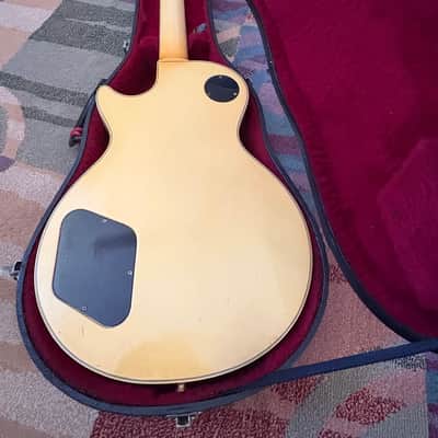 1977 Gibson Les Paul Custom Faded White/Cream w/case image 2