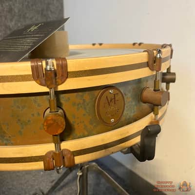 A&F 18x4 Raw Brass Gunshot Snare image 8