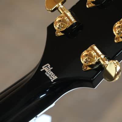 2023 Gibson Custom Shop Les Paul Custom w/ Slim Taper Neck Electric Guitar Black Ebony + COA OHSC image 19