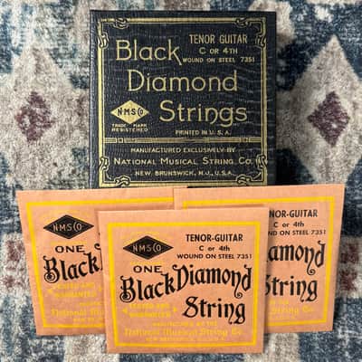 1930s Tenor Guitar C or 4TH Wound On Steel 7351 Vintage Guitars Strings! image 1