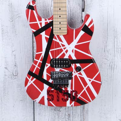 Kramer 1984 Reissue 2005 Eddie Van Halen 5150 Striped Electric Guitar w Gig Bag image 3