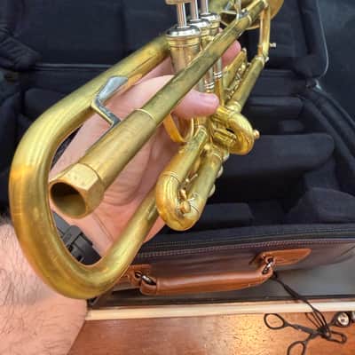 BACH STRADIVARIUS 190M37X Bb TRUMPET – RAW BRASS – MINT CONDITION – ORIGINAL BACH CASE image 6