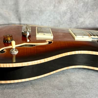 PRS SE Hollowbody II Piezo USA pickups 2020 - 2024 - Black Gold Burst image 9