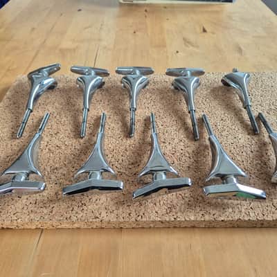 Sonor Phonic Bassdrum Claws and Screws ~1980 - Chrome image 2