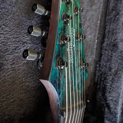 Schecter Keith Merrow KM-7 Mk III 7 String Electric Guitar Lagoon Fade image 7
