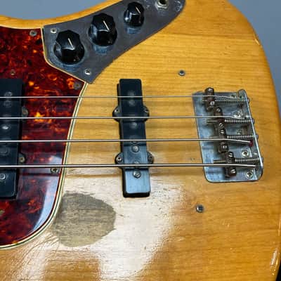 1966 Fender Jazz Bass Natural Refinish w/Case image 11