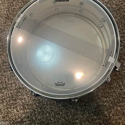 Ludwig LM402 Supraphonic 6.5x14" 10-Lug Aluminum Snare Drum 1985 - Present - Chrome-Plated image 4