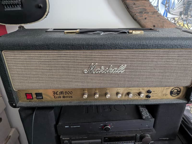 Marshall JCM 800 Lead Series Model 2203ZW Zakk Wylde Signature 100-Watt Head 2002 - Black image 1