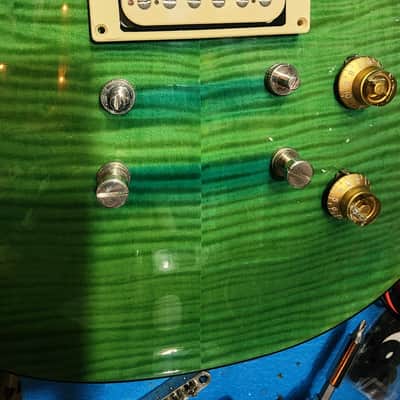 2013 Epiphone Tak Matsumoto DC Custom - (formerly) Aqua Blue image 10