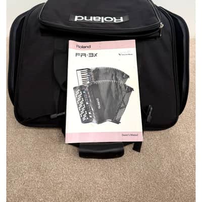 Roland FR-3X - Accordion - Black - Excellent w/ Manuals, Soft Case, Original Power Supply image 10