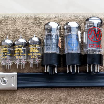 Headstrong Amplifiers Corduroy 1x12 Brown Panel Deluxe-Style Boutique Hand-Wired Tube Amp w/ Cover image 14