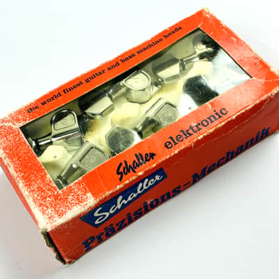 Schaller ‘70s–Early ‘80s M6 Tuners – Made in W. Germany (Boxed Set) - Chrome image 5